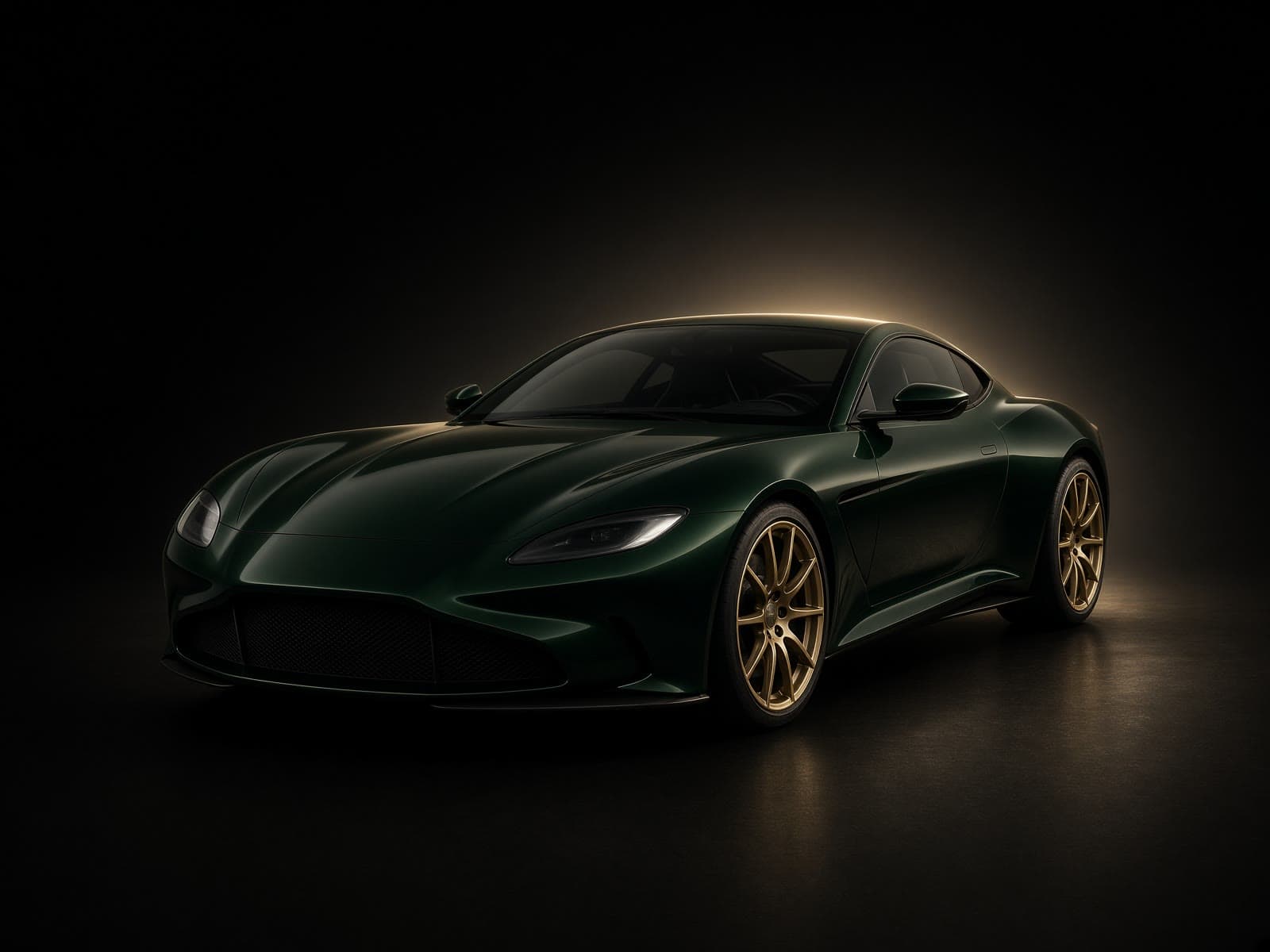 AI-generated catalog study of the Aston Martin DB12