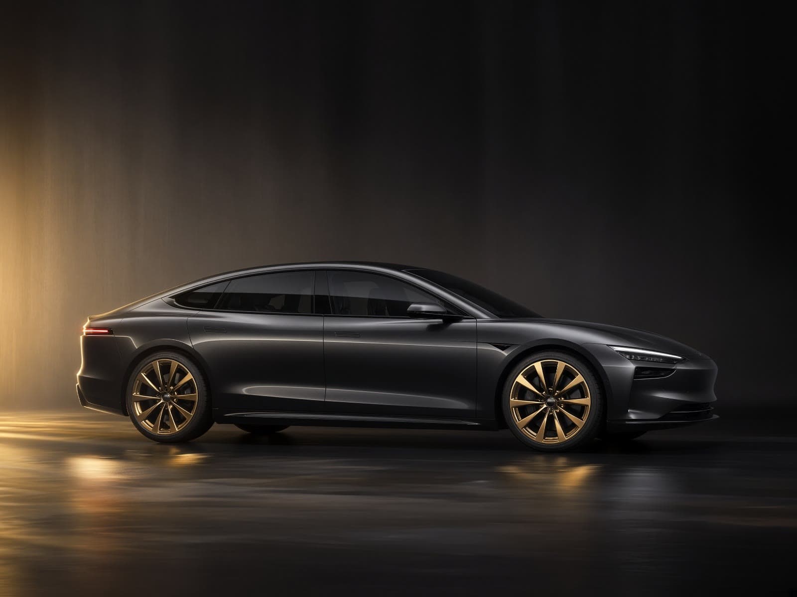 AI-generated catalog study of the BMW i7