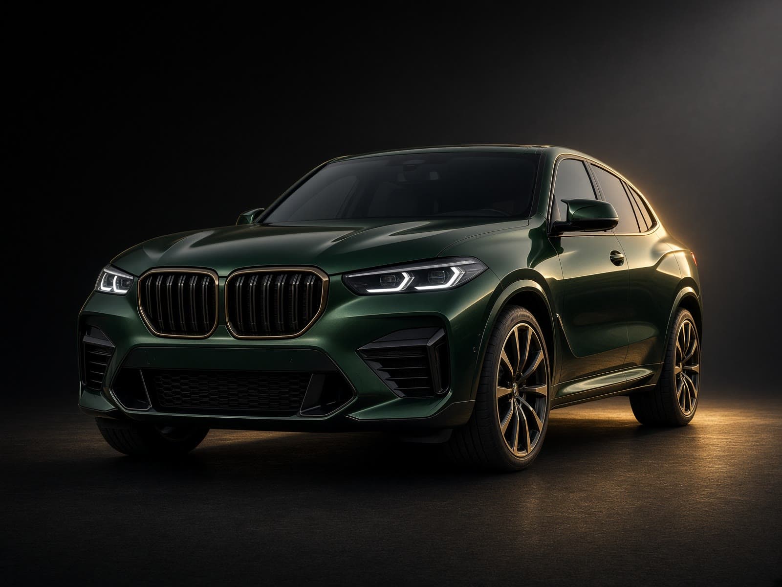 AI-generated catalog study of the BMW XM