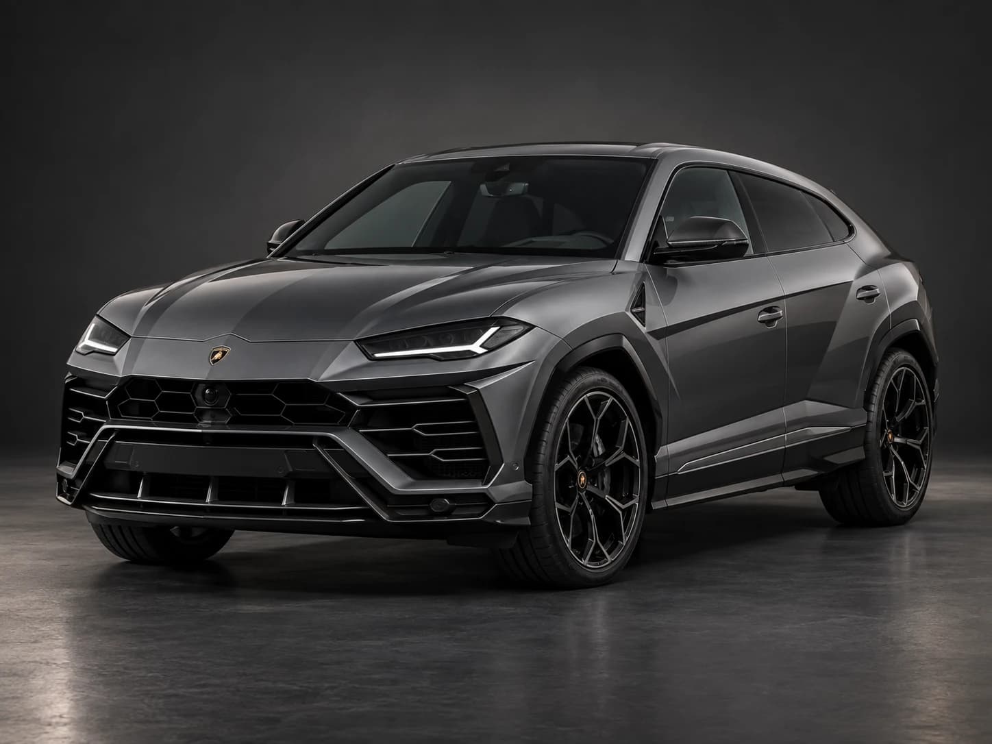 AI catalog illustration for the Lamborghini Urus