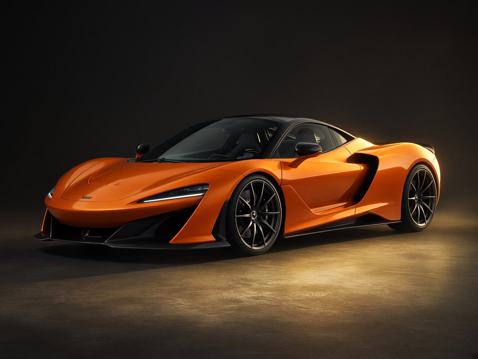 AI-generated catalog study of the McLaren 750S