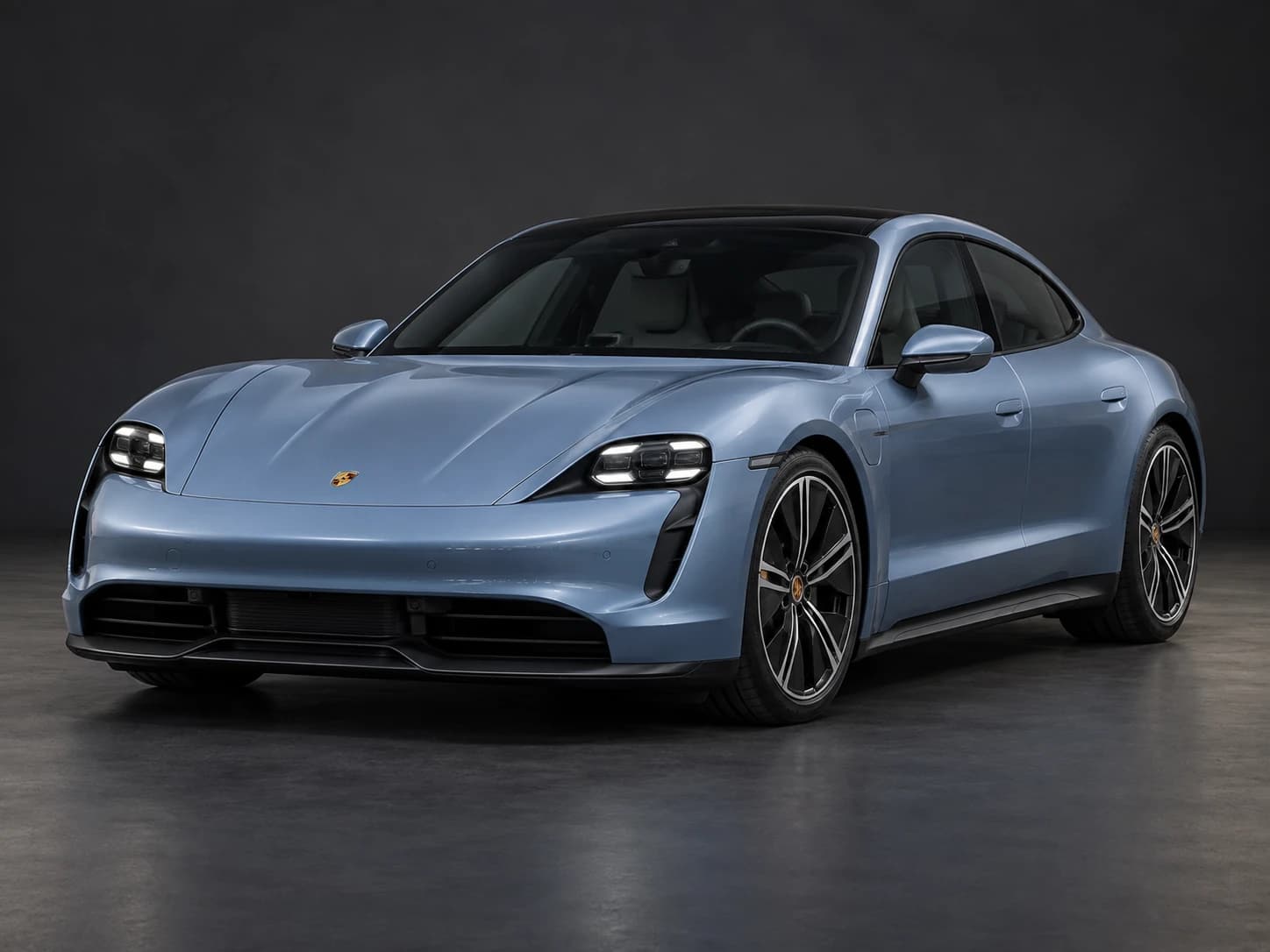 AI-generated catalog study of the Porsche Taycan