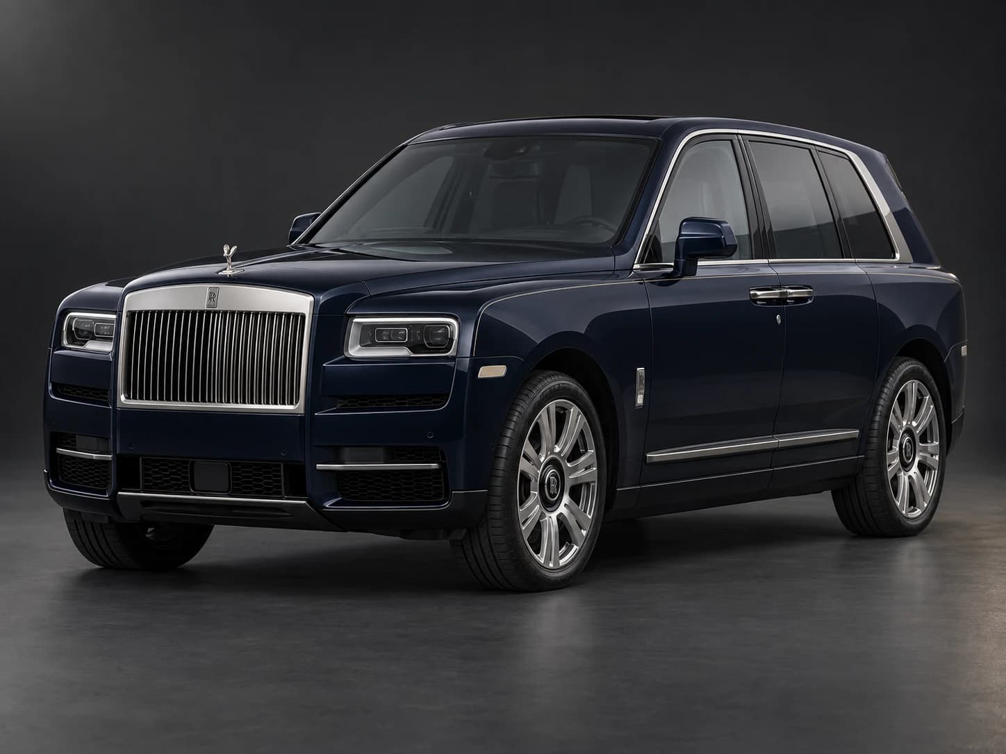 AI-generated catalog study of the Rolls-Royce Cullinan