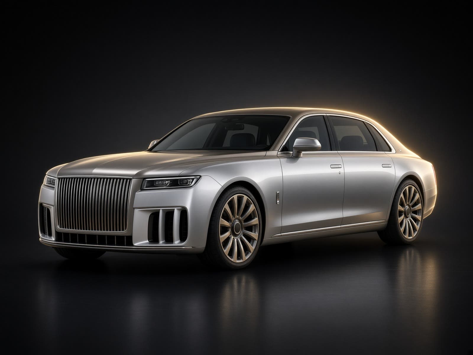 AI-generated catalog study of the Rolls-Royce Ghost