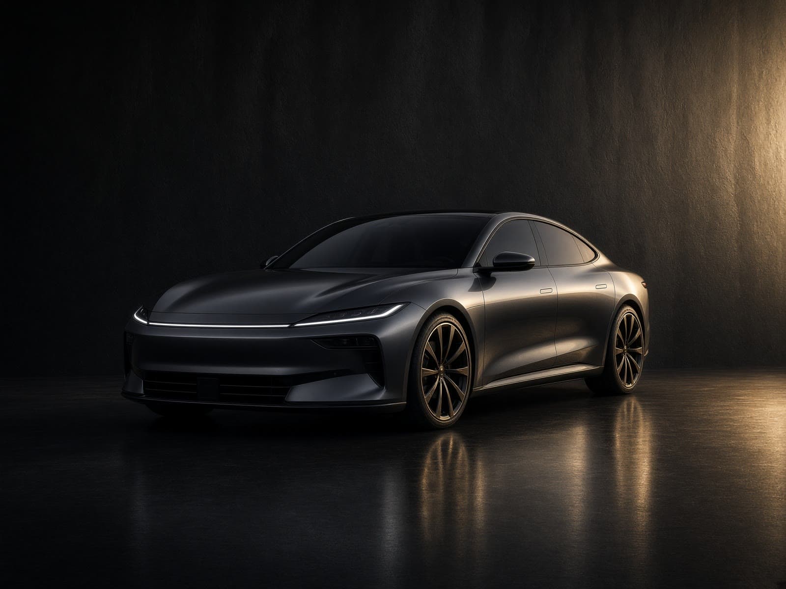 AI-generated catalog study of the Tesla Model S Plaid