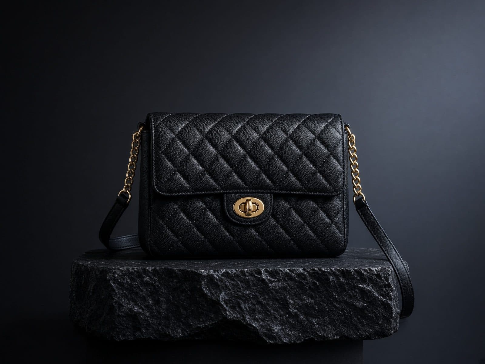 AI-generated catalog study of the Chanel Classic Flap Medium