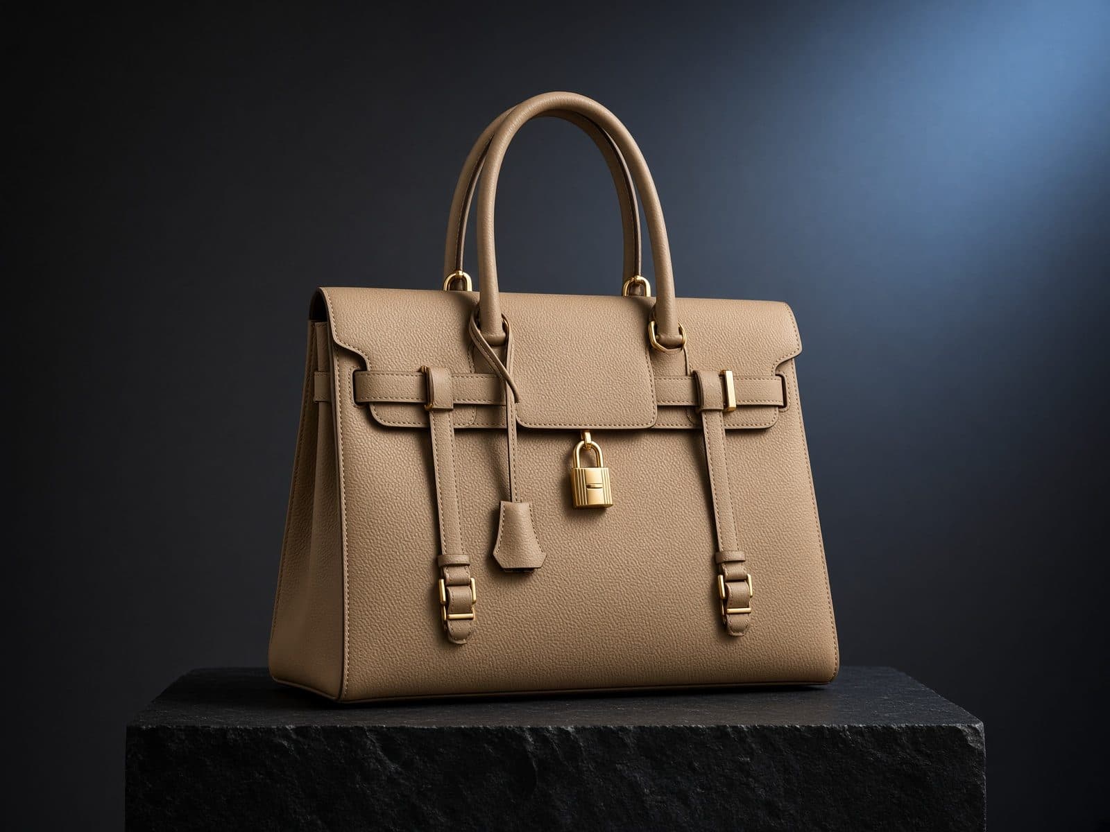 AI-generated catalog study of the Hermès Birkin 30