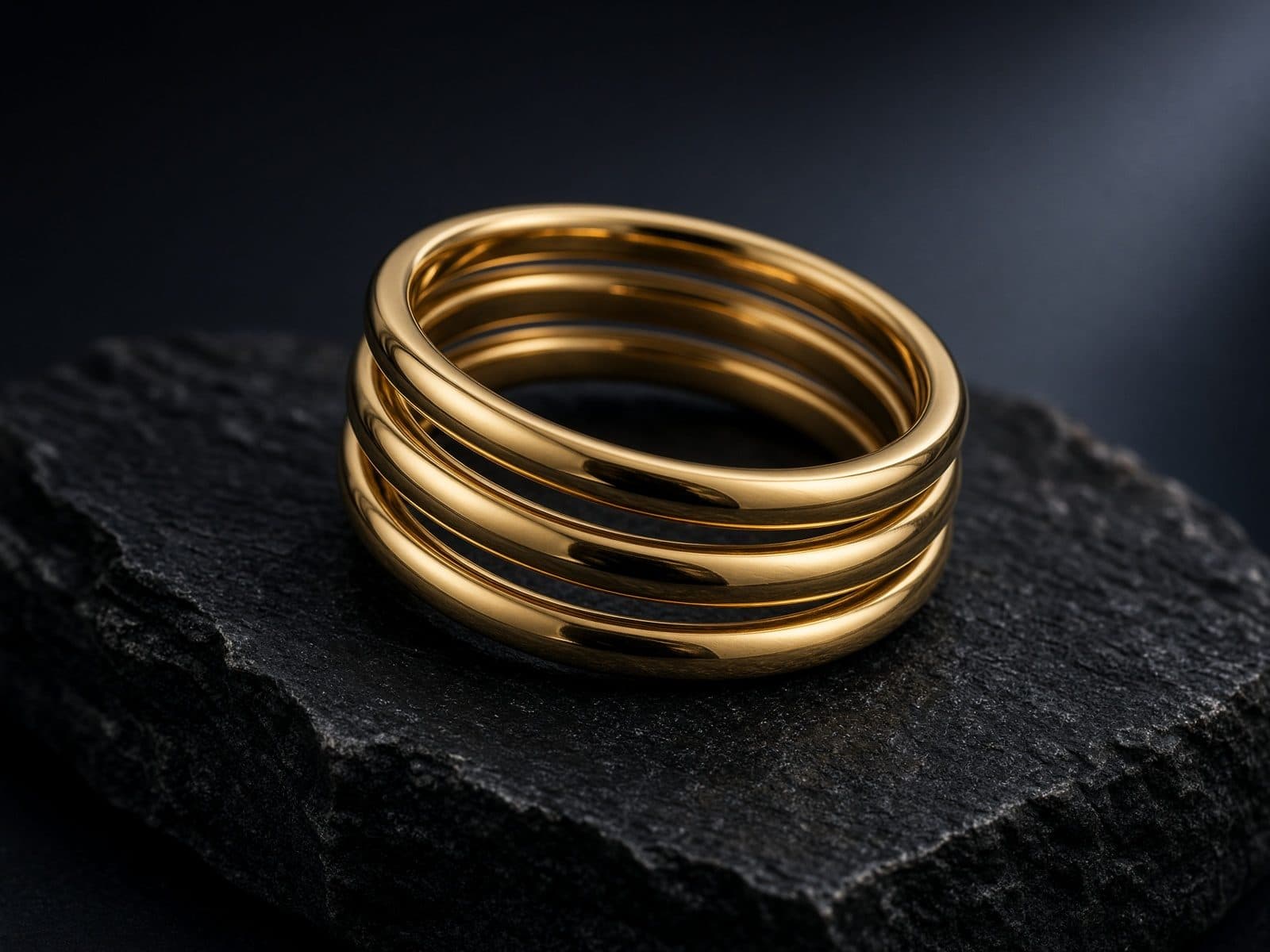 AI-generated catalog study of the Bulgari B.zero1 Ring