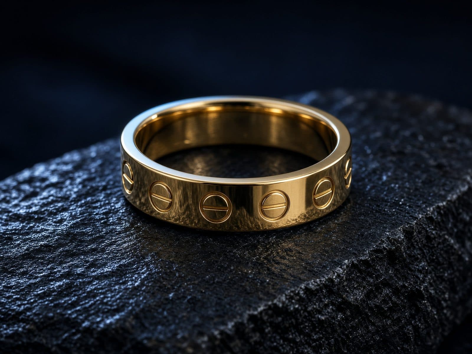 AI-generated catalog study of the Cartier Love Ring