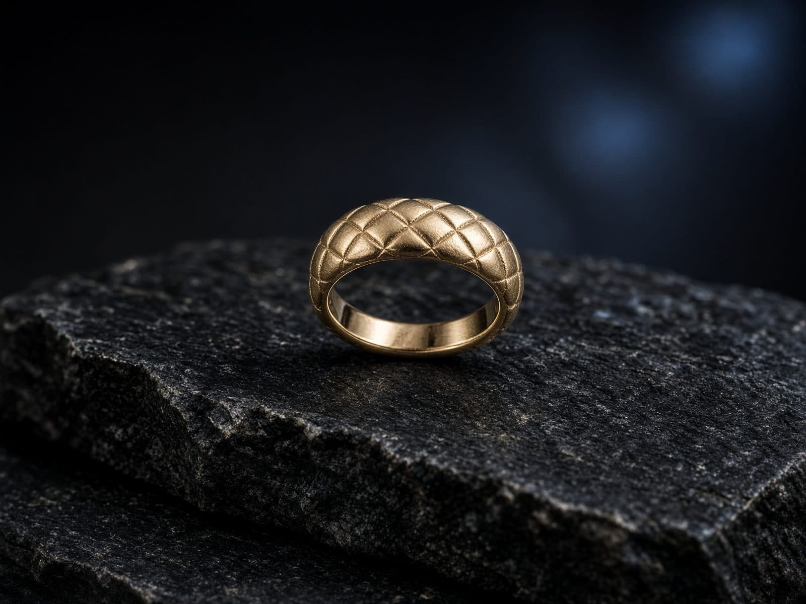 AI-generated catalog study of the Chanel Coco Crush Ring