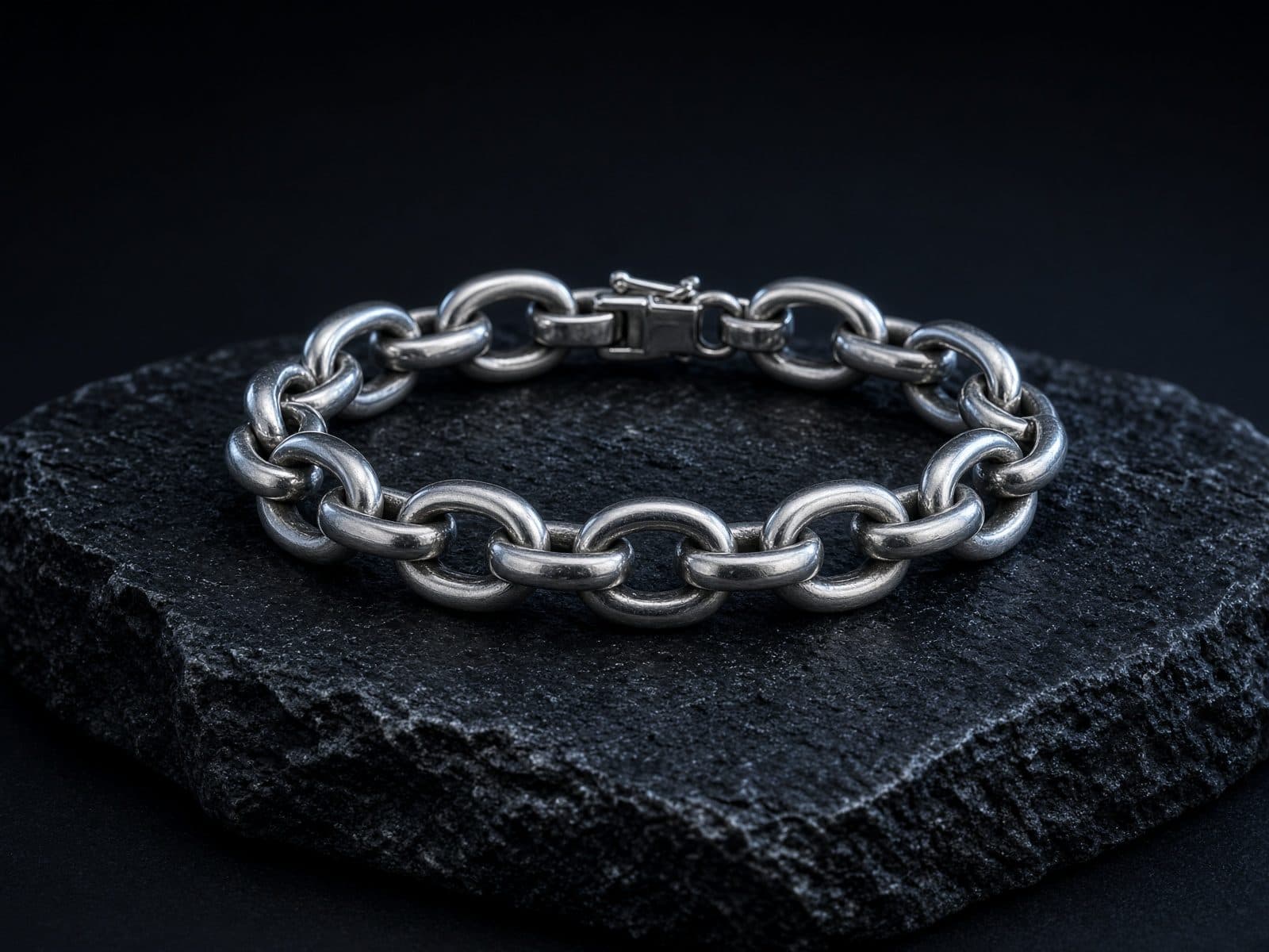 AI-generated catalog study of the Hermès Chaîne d'Ancre Bracelet