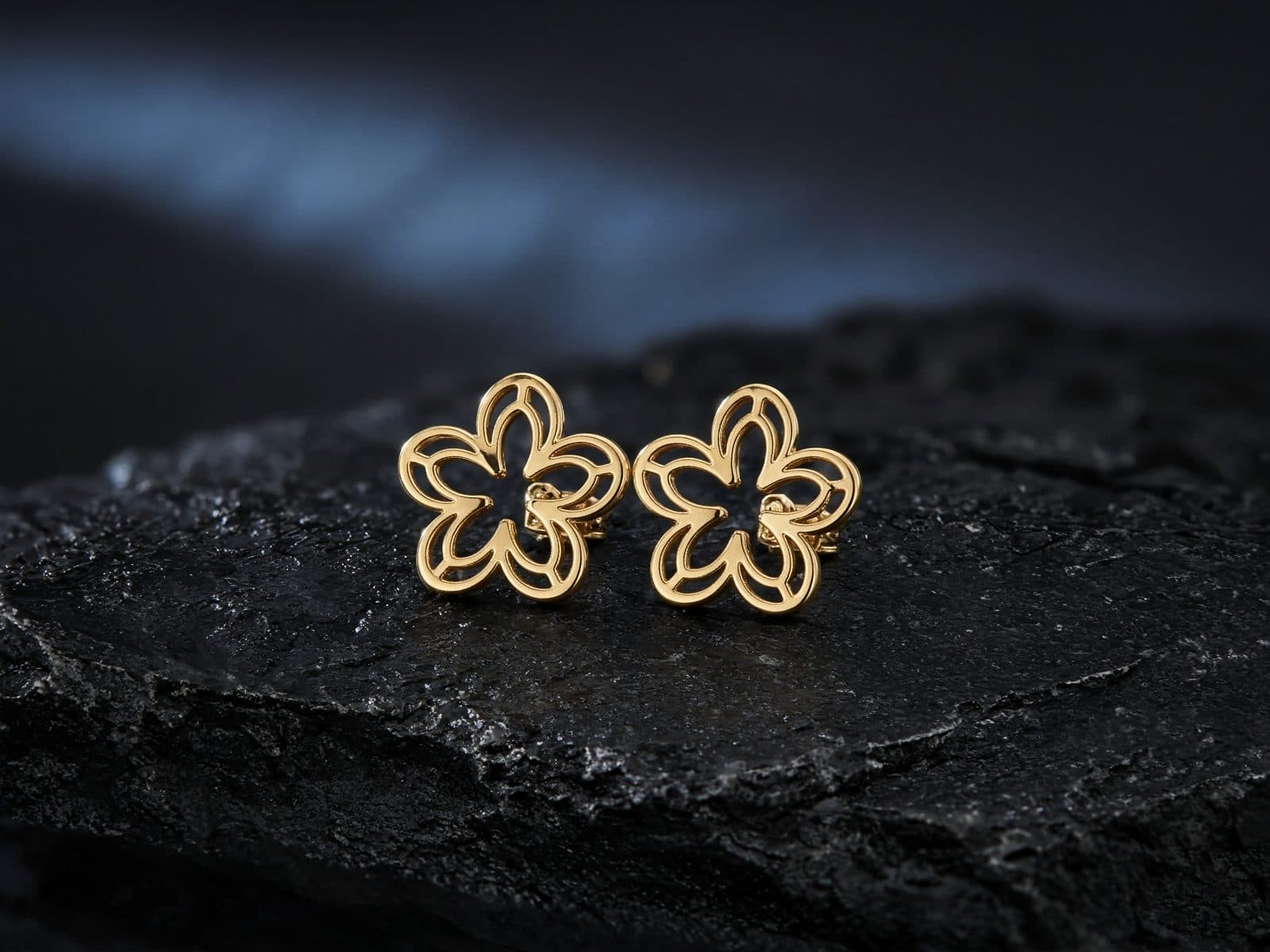 AI-generated catalog study of the Van Cleef & Arpels Frivole Earrings