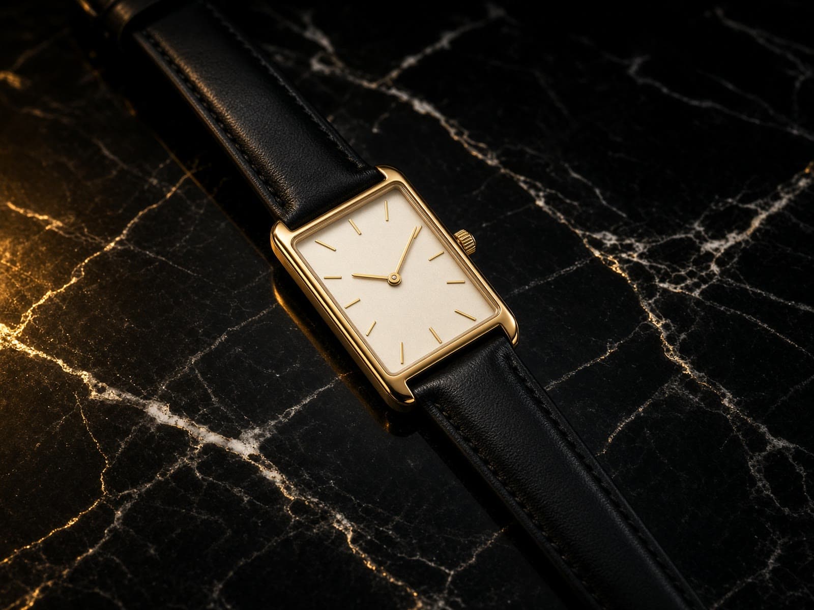 AI-generated catalog study of the Cartier Tank Must