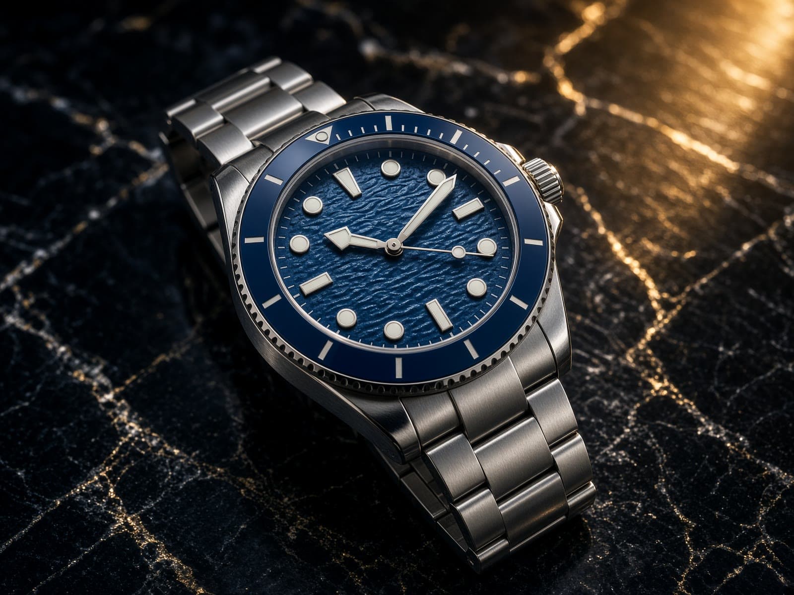 AI-generated catalog study of the Omega Seamaster Diver 300M