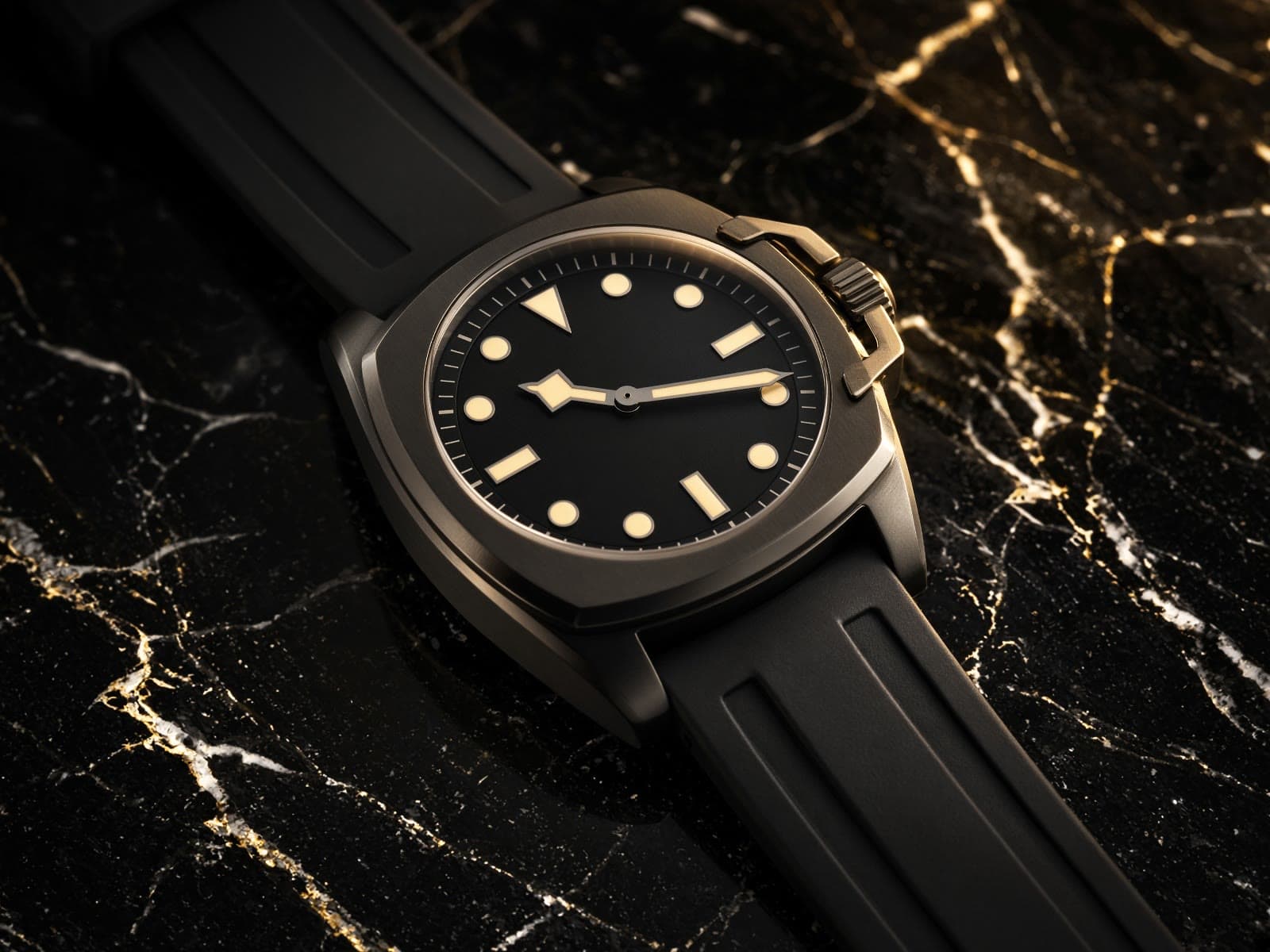 AI-generated catalog study of the Panerai Luminor Marina