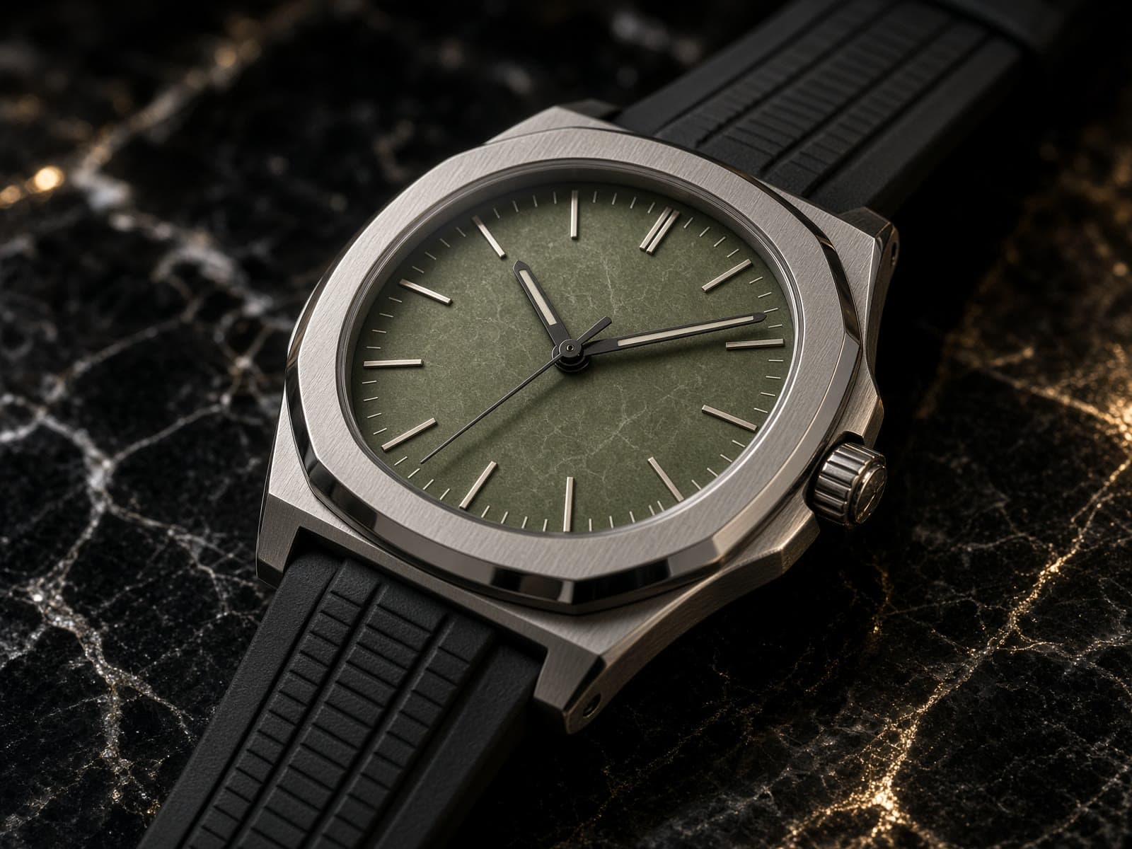 AI-generated catalog study of the Patek Philippe Aquanaut