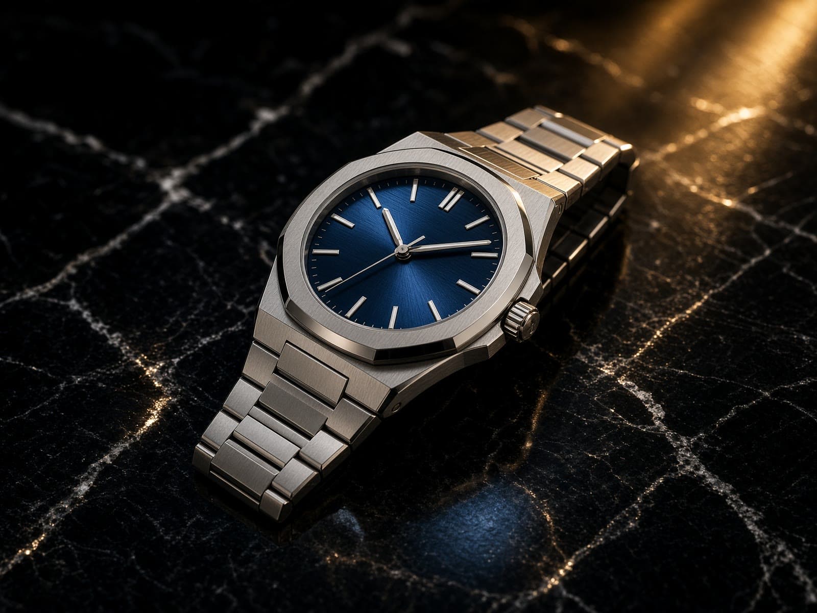 AI-generated catalog study of the Patek Philippe Nautilus 5711