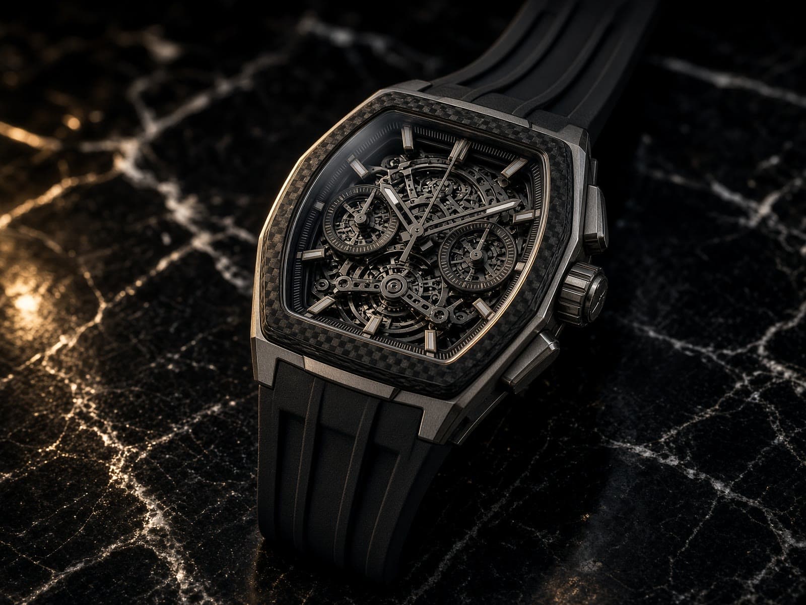 AI-generated catalog study of the Richard Mille RM 011