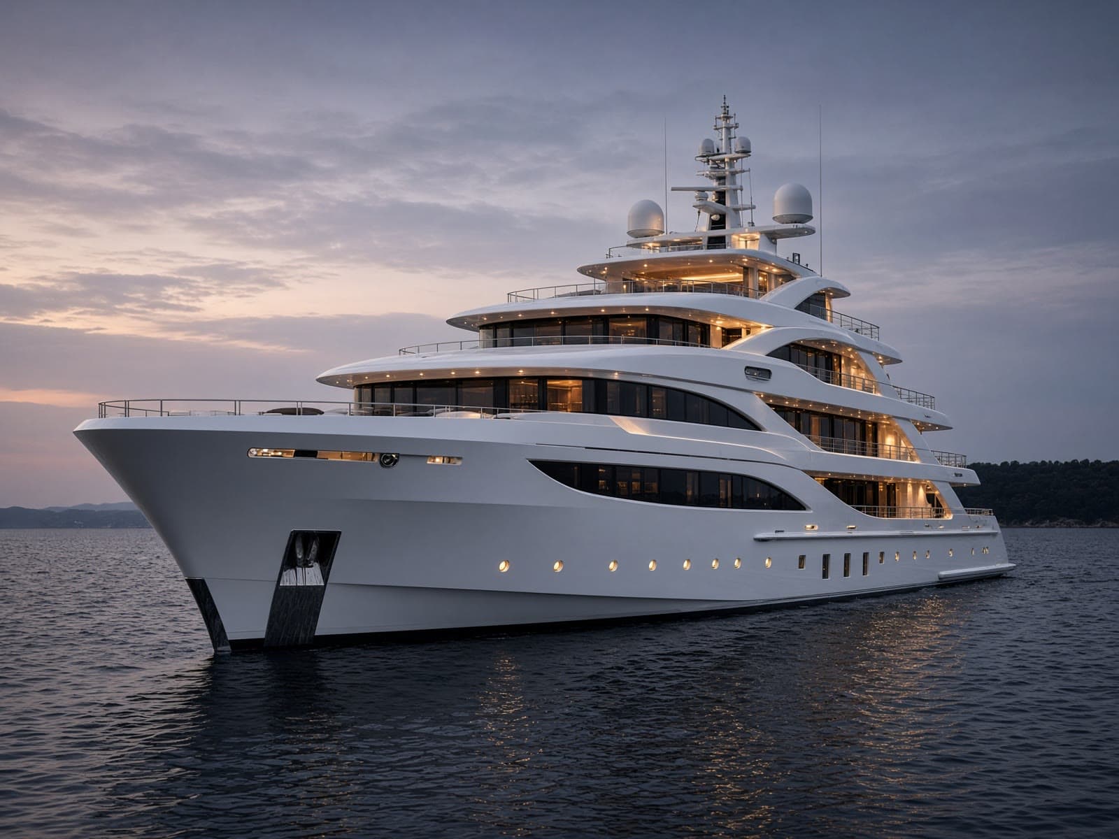 AI-generated catalog study of the Feadship 50m Custom