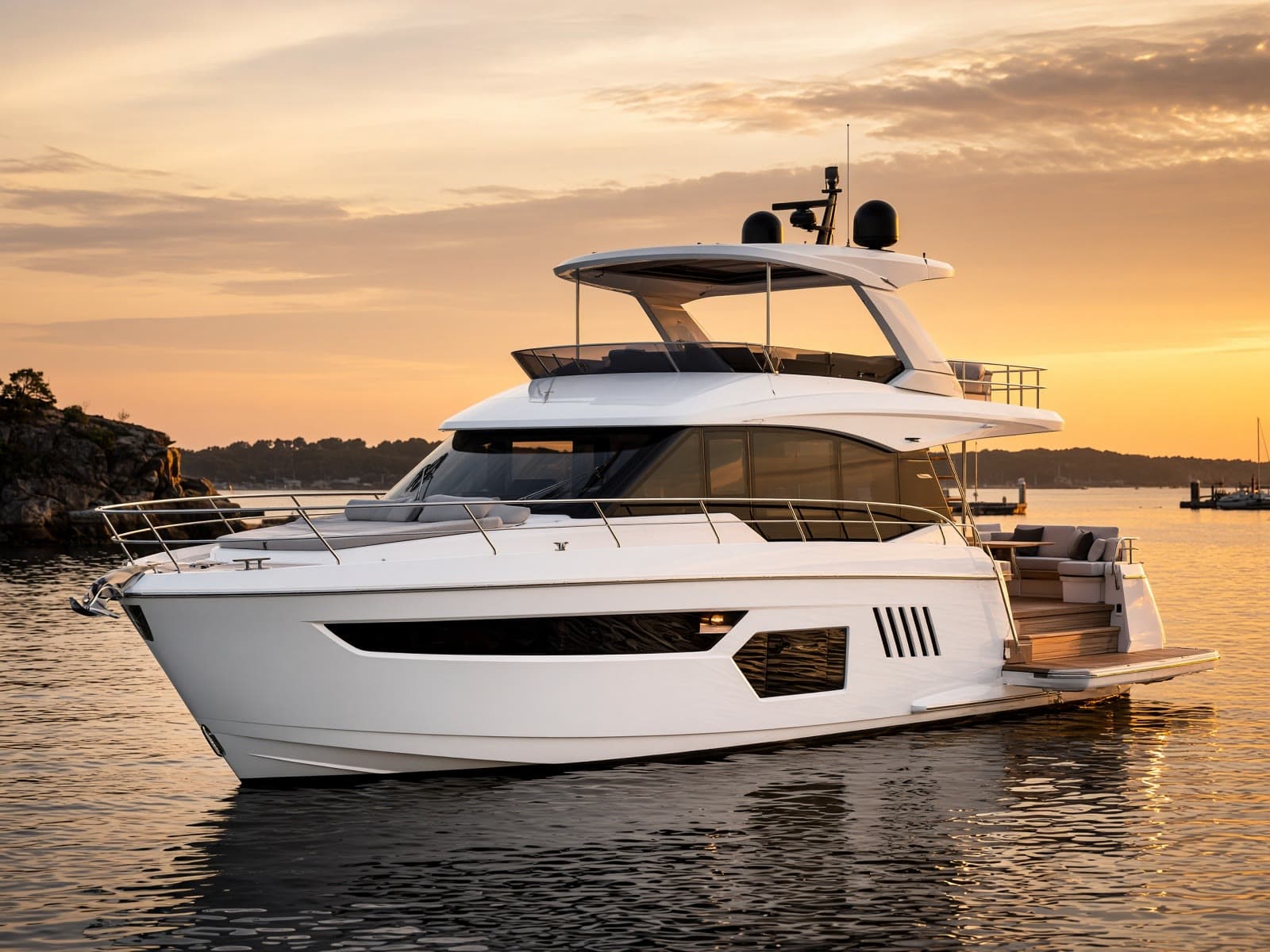 AI-generated catalog study of the Prestige 460