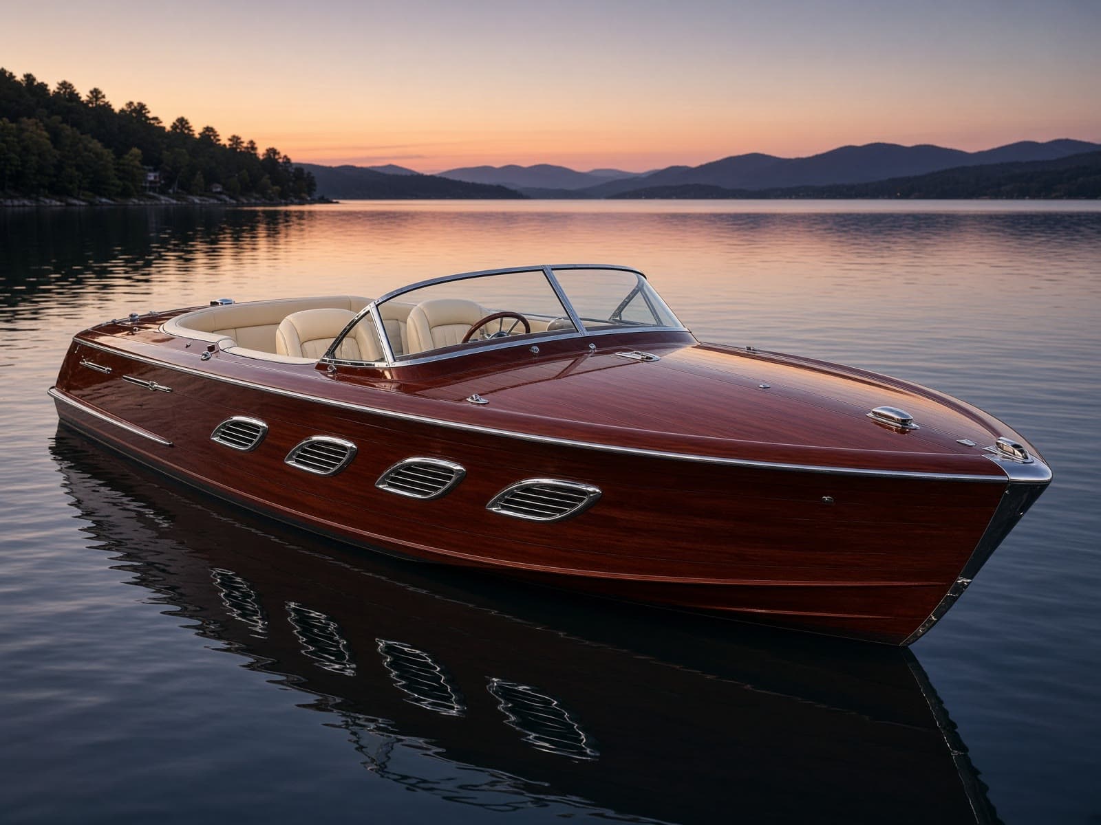 AI-generated catalog study of the Riva Aquariva Super