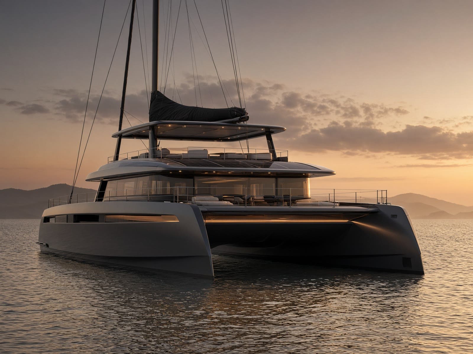 AI-generated catalog study of the Sunreef 80 Eco
